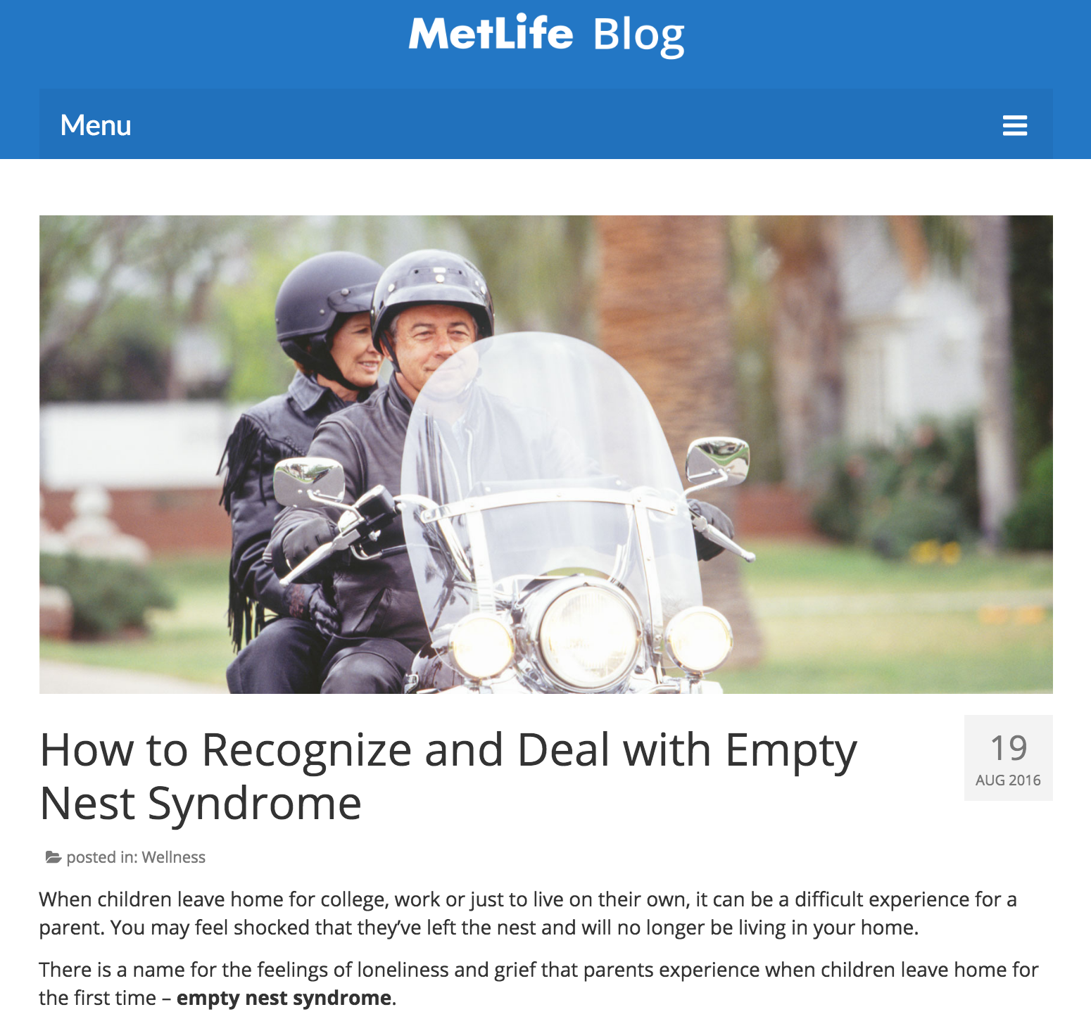 How to Recognize and Deal with Empty Nest Syndrome